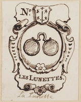 TvB T 684
<br/>
Haarlems fabrieksmerk; Les Lunettes
<br/>
<em>Vinne, Isaac Vincentsz. van der (1665-1740)</em>